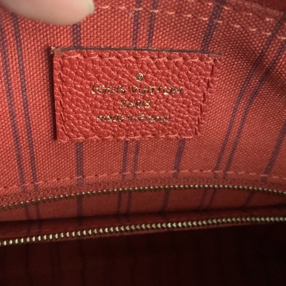 LOUIS VUITTON Speedy 25” Cerise Monogram Empreinte Speedy Bandouliere.Authentic. - Picture 12 of 17